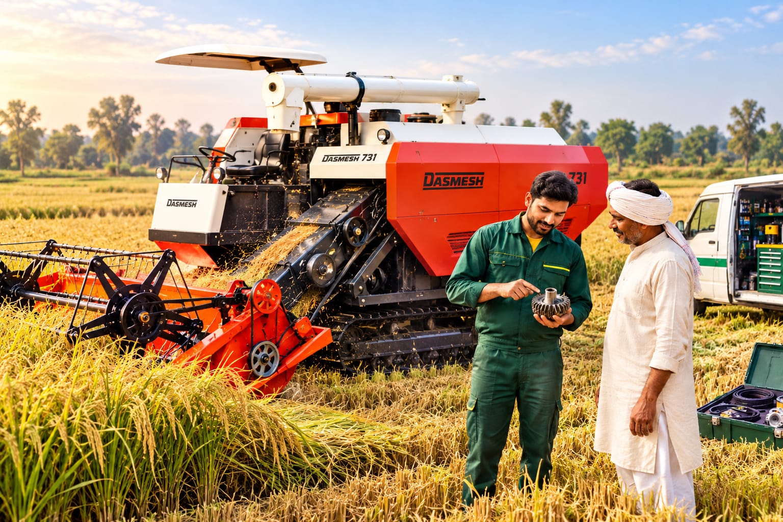 Farm equipment dealership and after-sales support